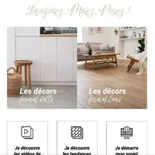 Nouveau site vitrine pour Creativ by alsaflooring